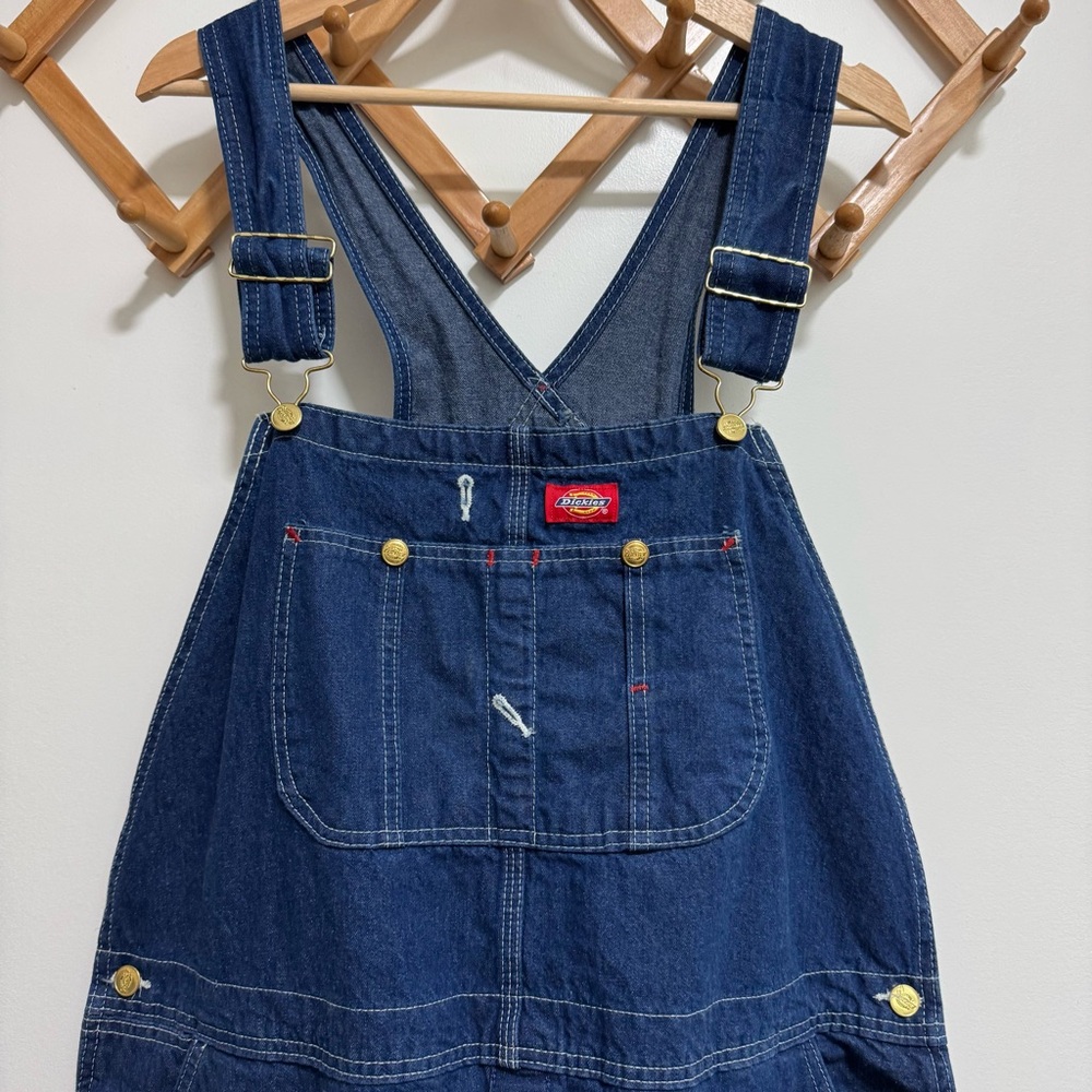 Dickies Denim Carpenter Overalls 40W 30L - Picture 2 of 11